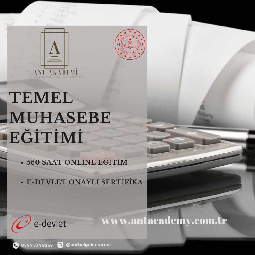 ANT Akademi | Eğitim - Genel Muhasebe Eğitimi Sertifika Programı