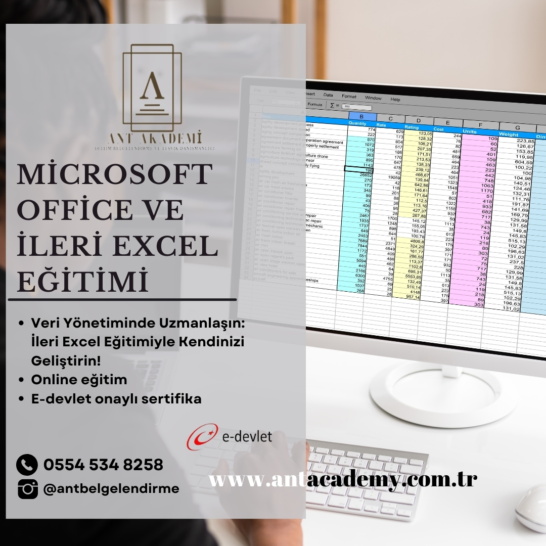 İLERİ DÜZEY MC OFFİCE PROGRAMLARI 